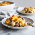 part de gratin keto bœuf chou-fleur