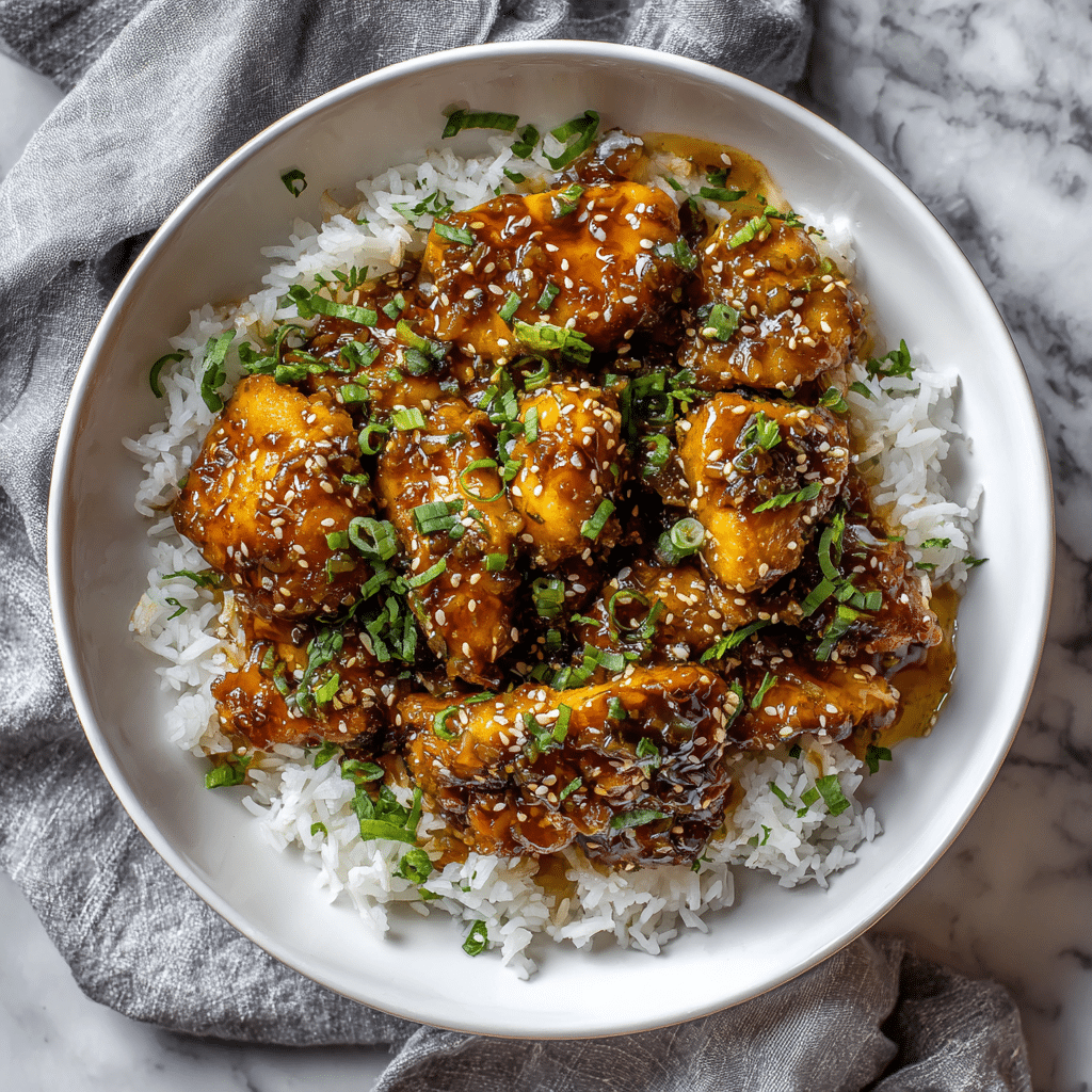 Poulet Miel et Ail au Slow Cooker : Recette Facile et Savoureuse 5 poulet miel ail mijoteuse avec riz