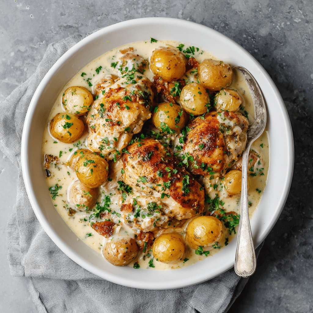 poulet parmesan pommes de terre recette