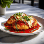 Recette de Chicken Parmesan au Four - Poulet Parmesan Croustillant 6 Poulet parmesan servi en famille