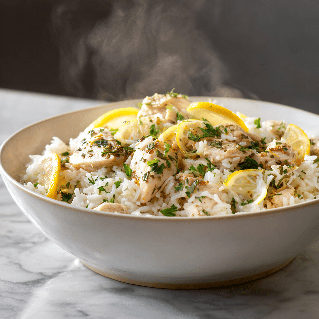 Alt : recette poulet citron riz crockpot