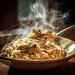 One Pot Cajun Chicken Alfredo Orzo – Recette Crémeuse au Poulet Cajun 6 service orzo alfredo poulet cajun
