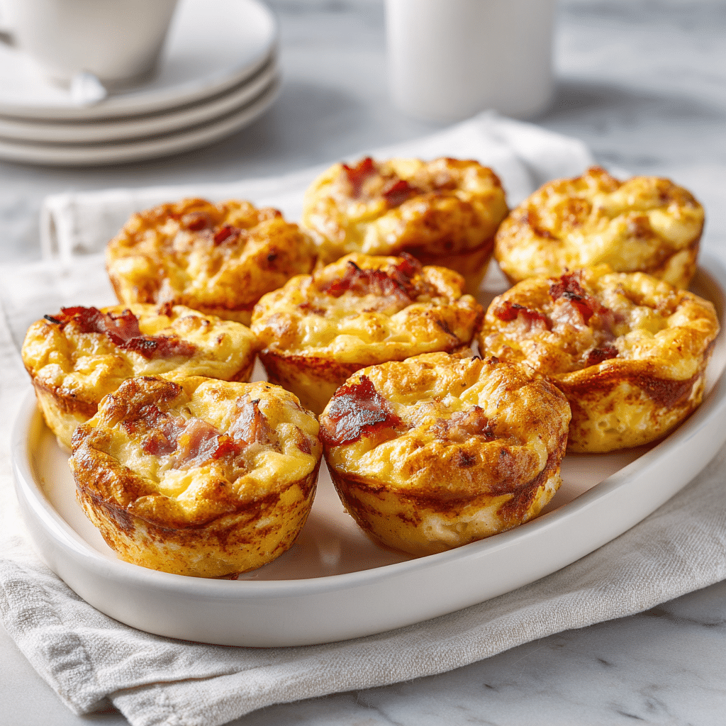 Bouchées Petit-Déjeuner aux Œufs, Bacon et Pommes de Terre Râpées 5 Menumaison better than starbucks egg bites featured