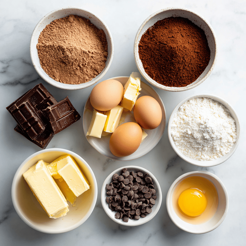 Recette de Cookies Brownie Double Chocolat 9 Menumaison brownie cookie recipe ingredients