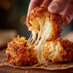 Menumaison cheesy potato bites cheese pull