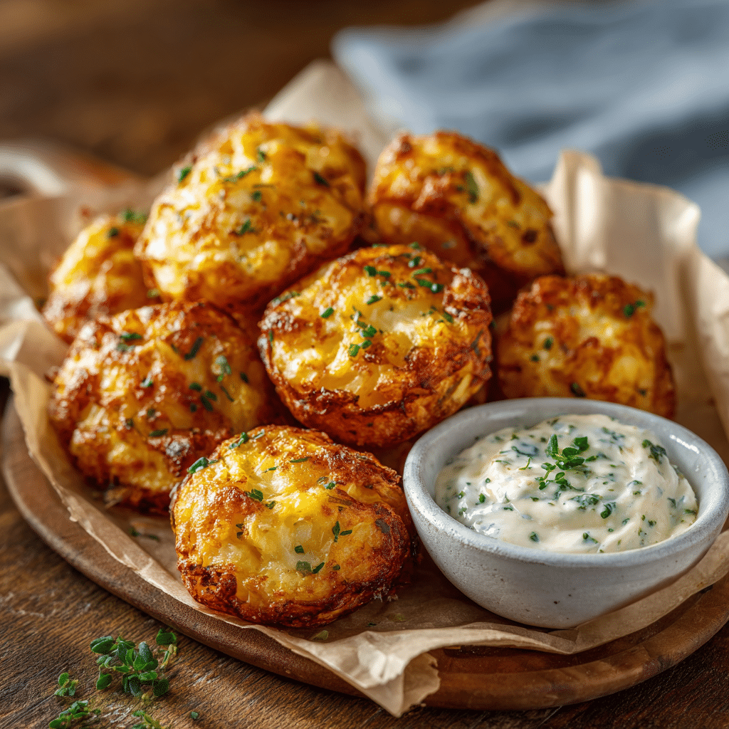 Menumaison cheesy potato bites featured