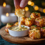 Menumaison cheesy potato bites serving