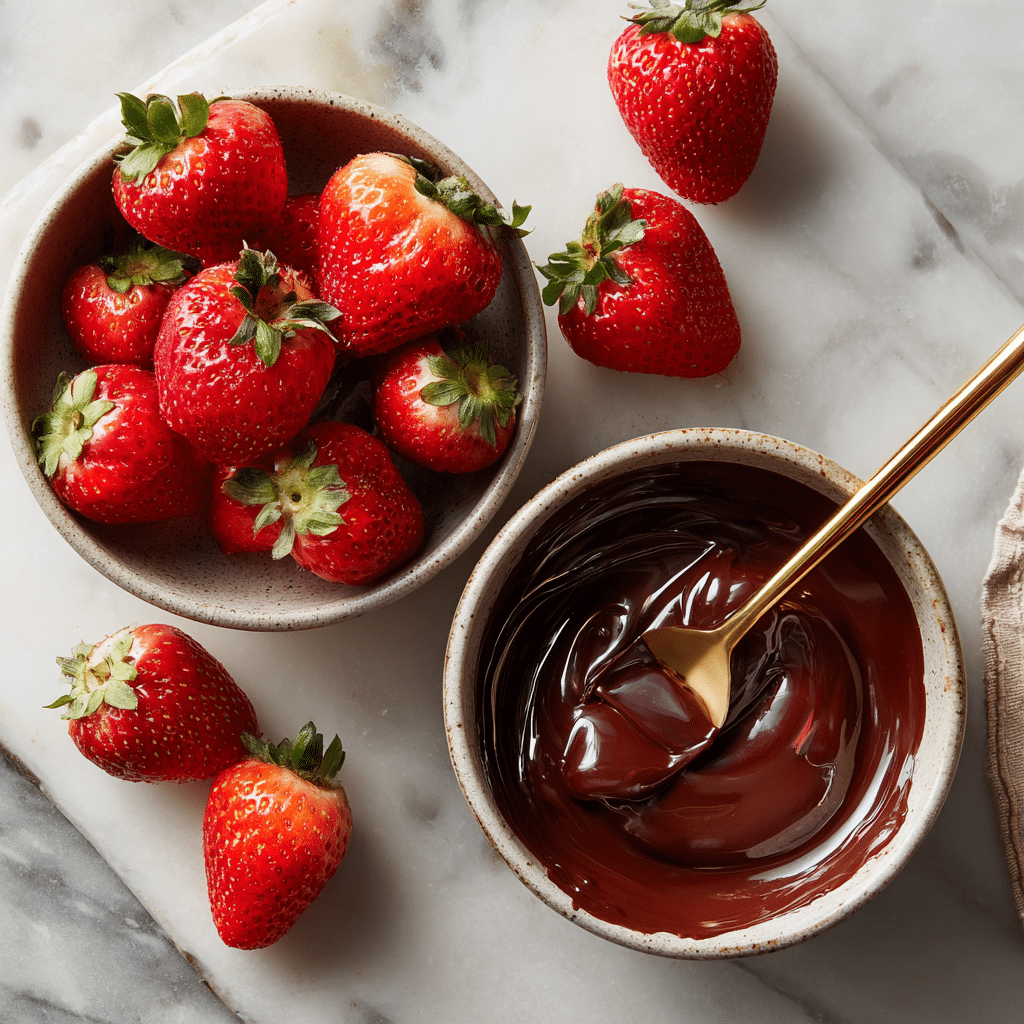 Menumaison chocolate covered strawberries ingredients