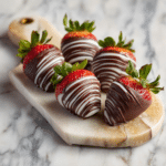 Menumaison chocolate strawberries serving