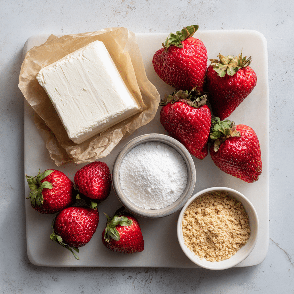 Menumaison deviled strawberries ingredients