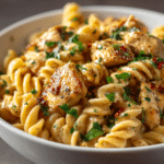 Menumaison garlic butter chicken pasta featured