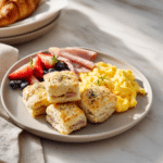 Menumaison ham cheese butter swim biscuits serving