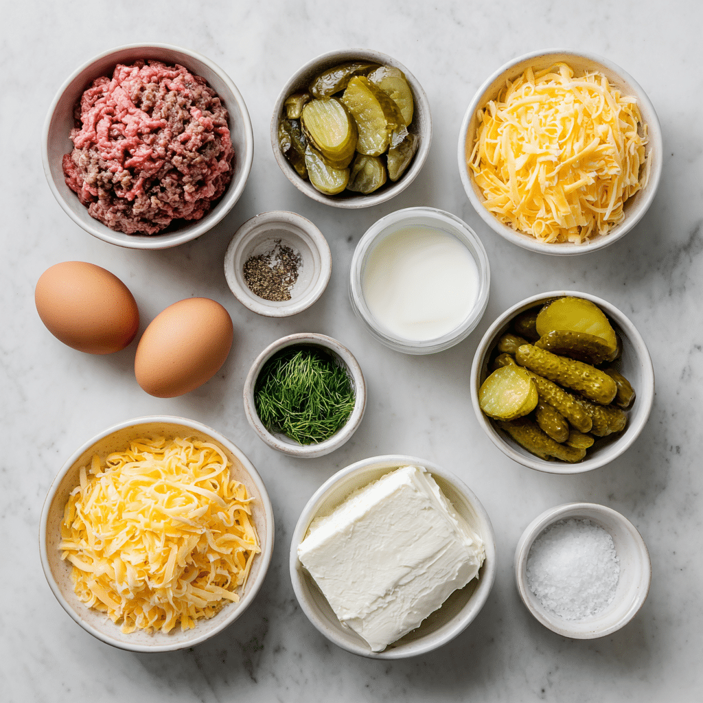 Menumaison keto cheeseburger casserole ingredients