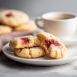 Menumaison lemon raspberry cookies serving