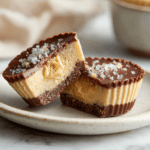 Menumaison peanut butter banana fudge cup serving