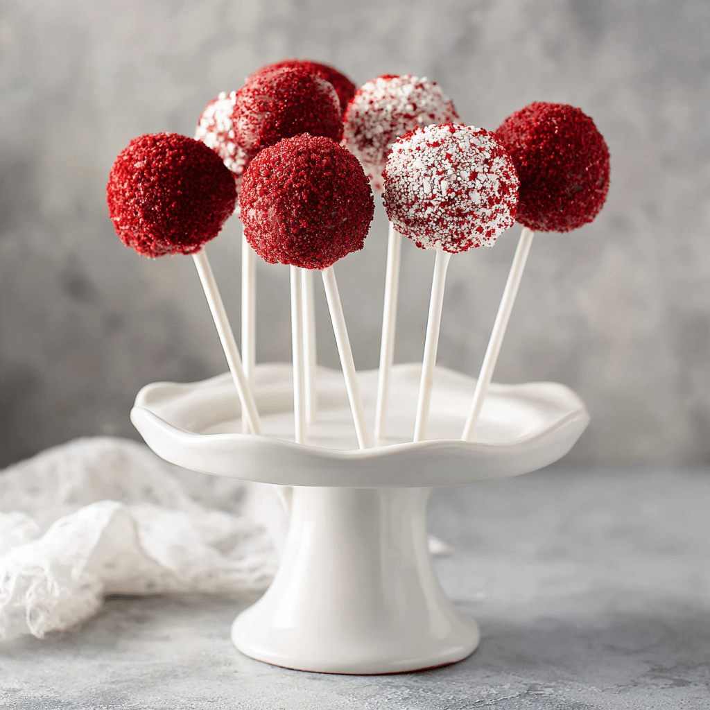 Menumaison red velvet cake pops featured
