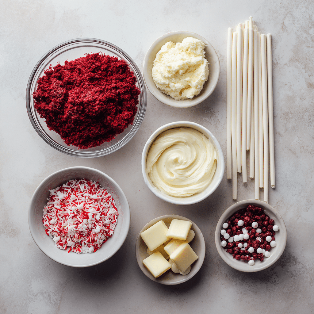 Menumaison red velvet cake pops ingredients