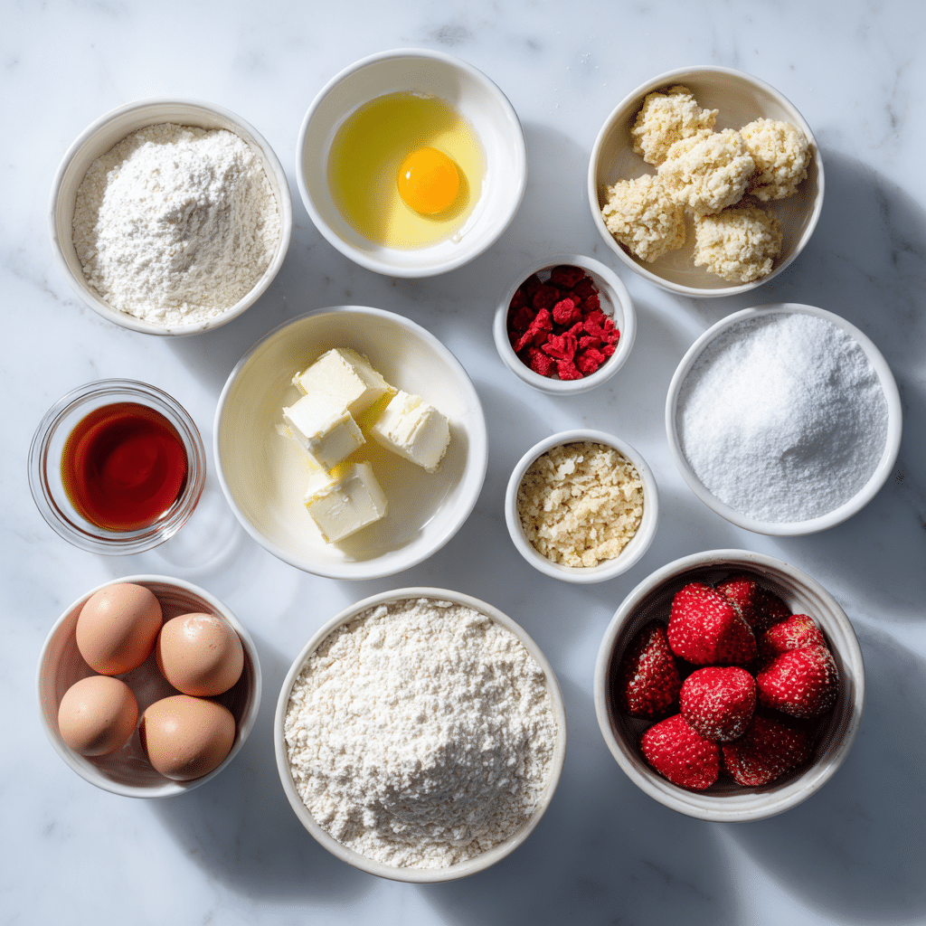 Menumaison strawberry crunch cookies ingredients