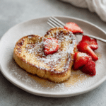 Menumaison valentines french toast serving