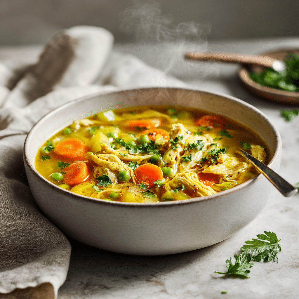 Menumaison anti inflammatory chicken soup featured