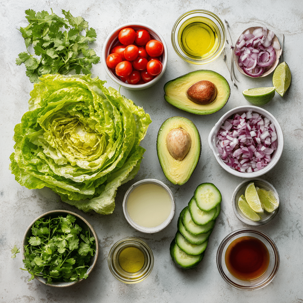 Menumaison avocado salad lime cilantro dressing ingredients