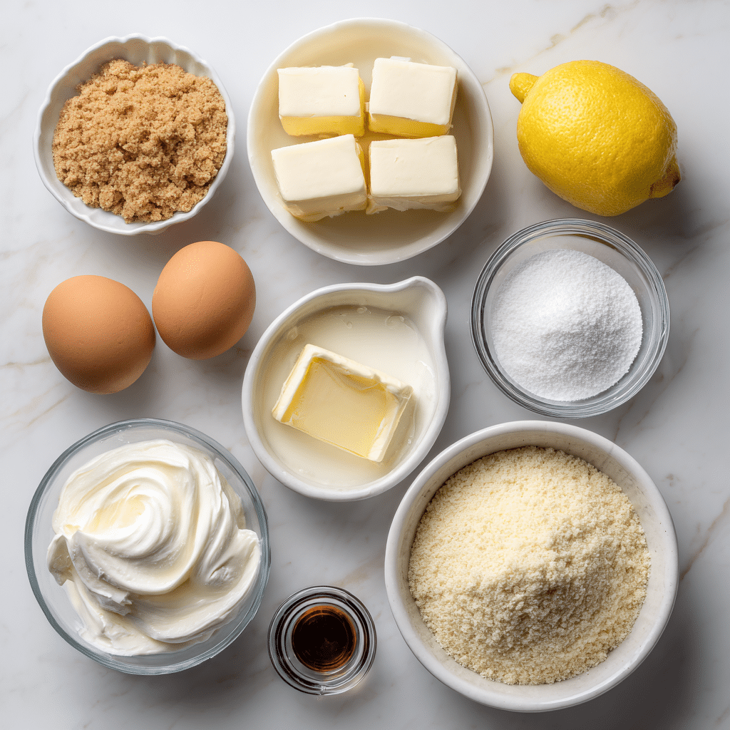 Menumaison creamy easy mini cheesecakes ingredients