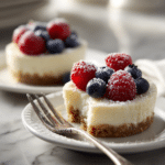 Menumaison creamy easy mini cheesecakes serving