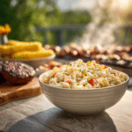Menumaison creamy macaroni salad Serving