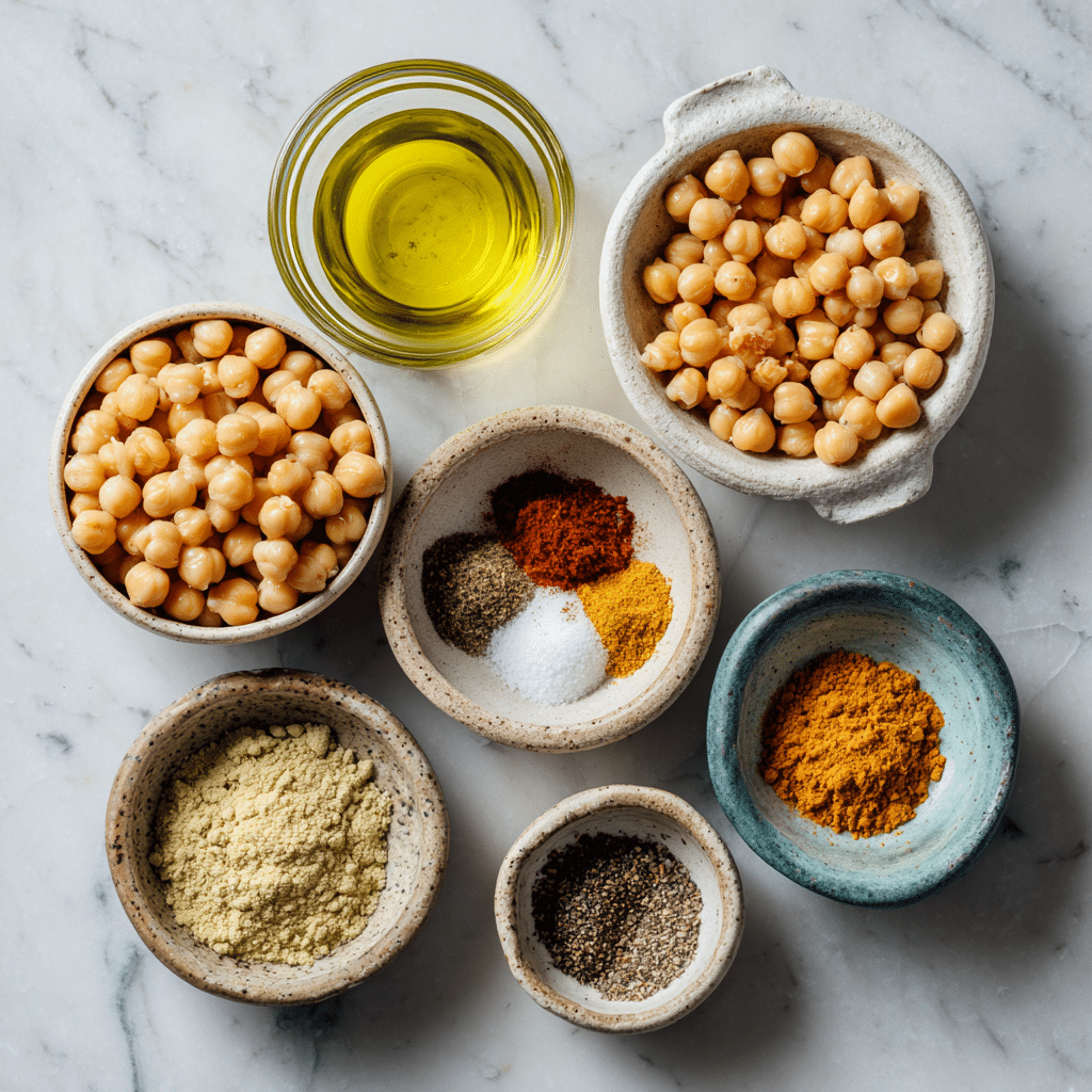 Menumaison crunchy chickpeas ingredients