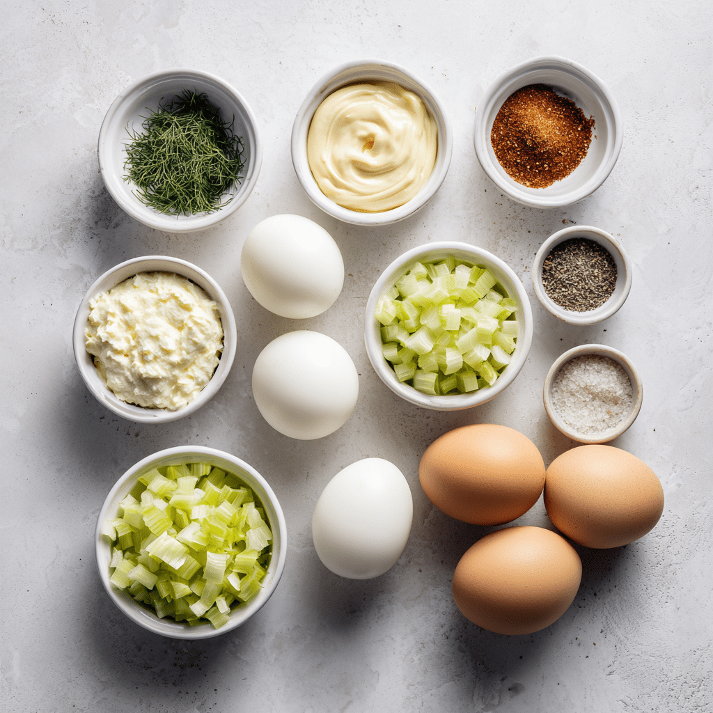 Menumaison egg salad sandwiches ingredients