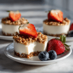 Menumaison frozen yogurt granola cups serving