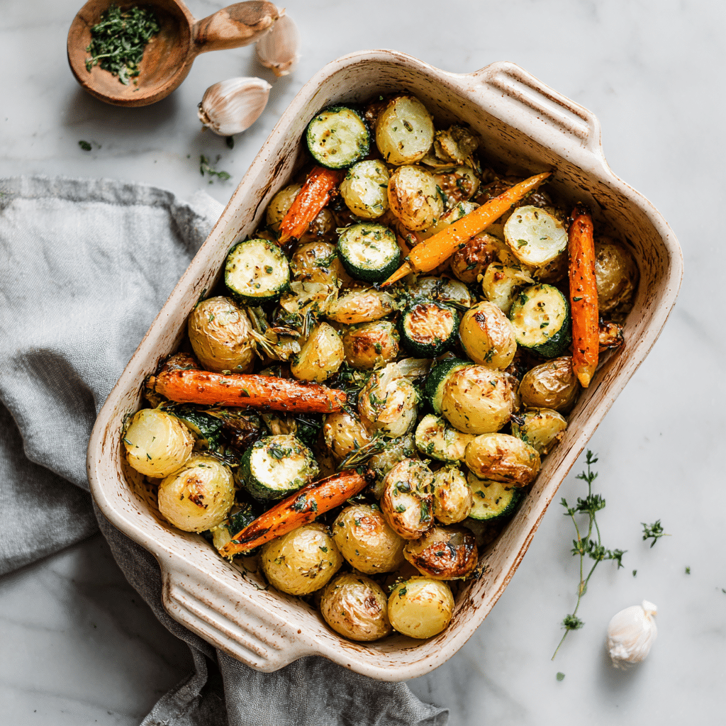 Menumaison garlic herb roasted potatoes featured 1