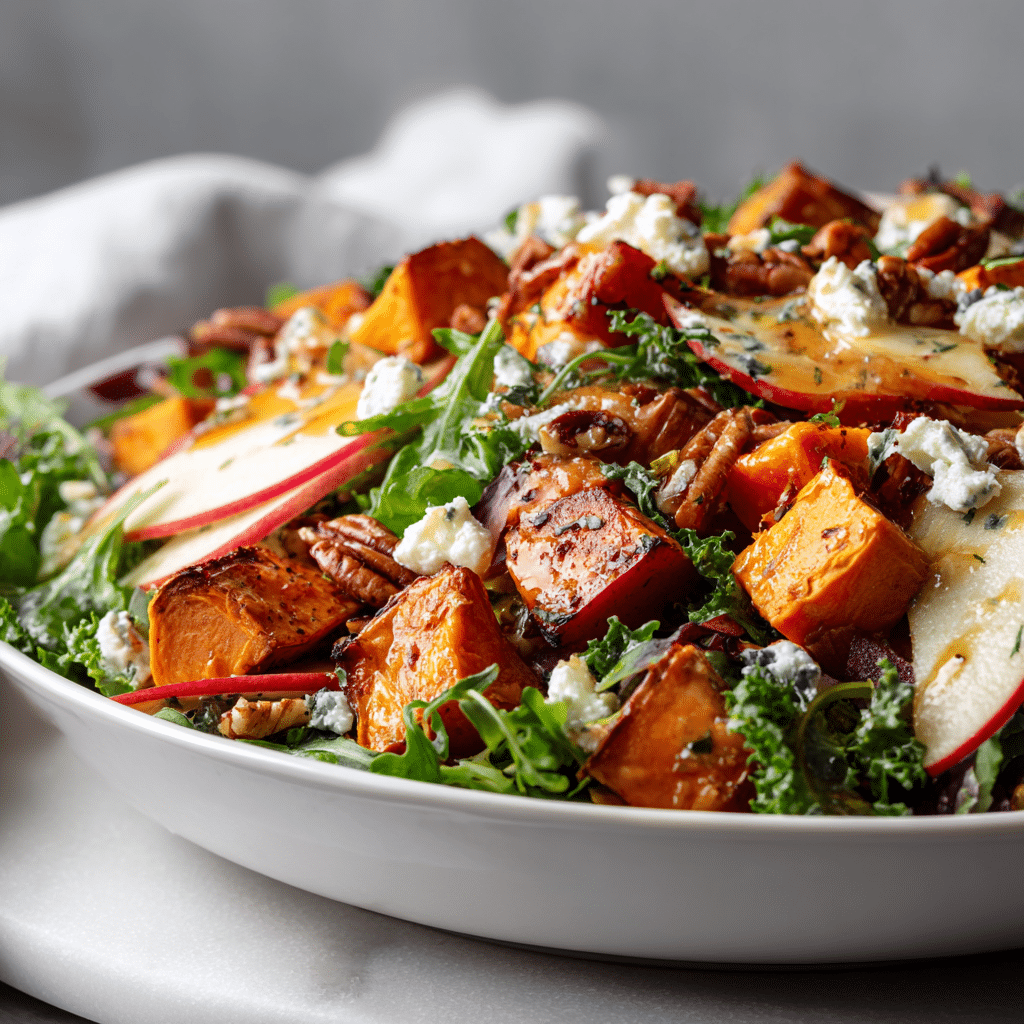 Menumaison harvest salad lemon thyme dressing featured