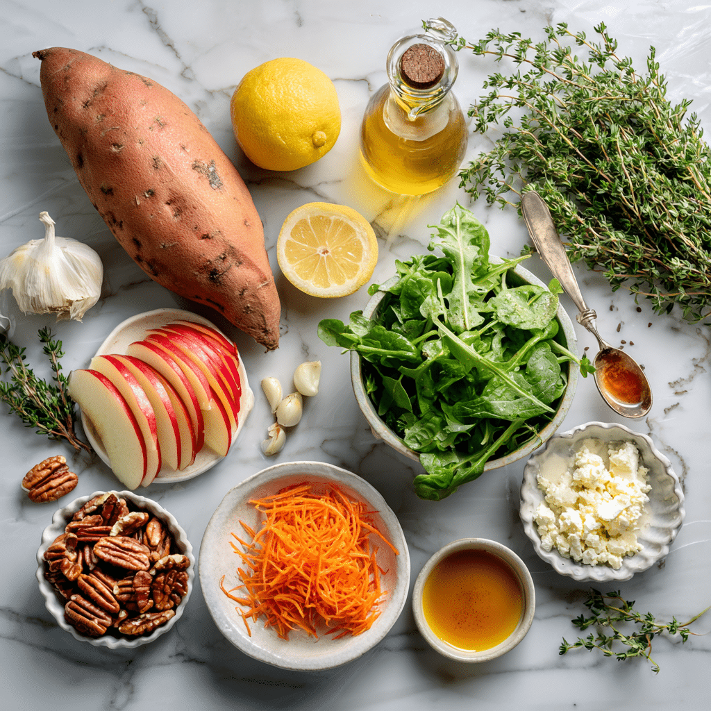 Menumaison harvest salad lemon thyme dressing ingredients