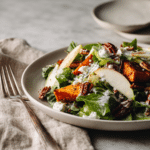 Menumaison harvest salad lemon thyme dressing serving