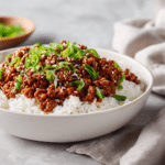 Menumaison korean ground beef bowl featured