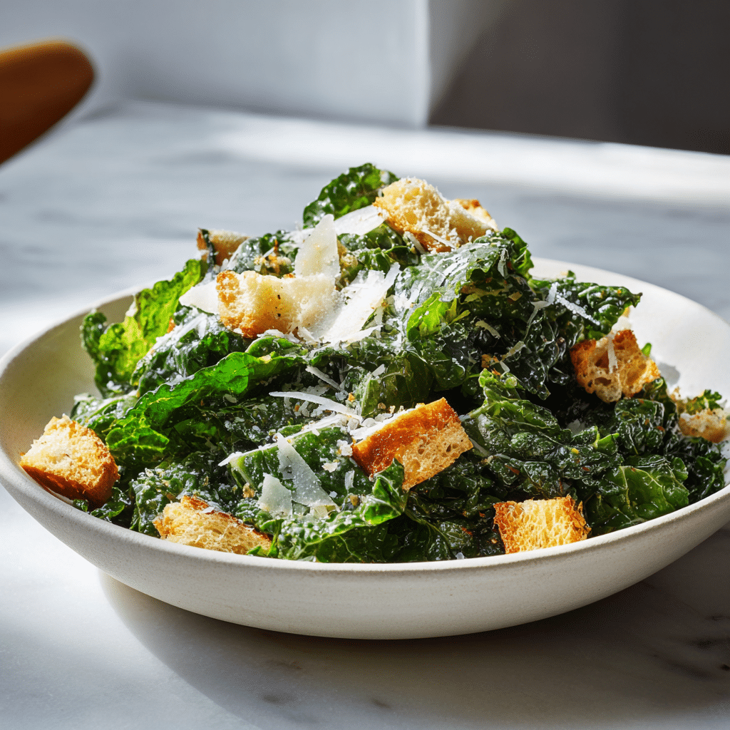 Menumaison lemon parm kale salad featured