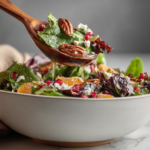 Menumaison serving winter salad with dressing