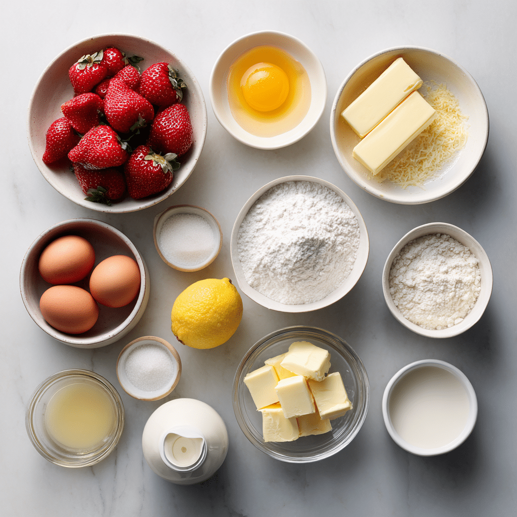 Menumaison strawberry lemonade cupcakes ingredients