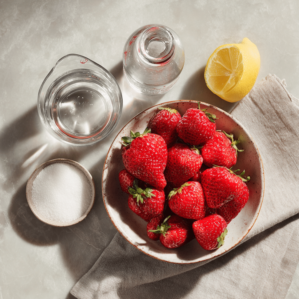 Menumaison strawberry soda recipe ingredients