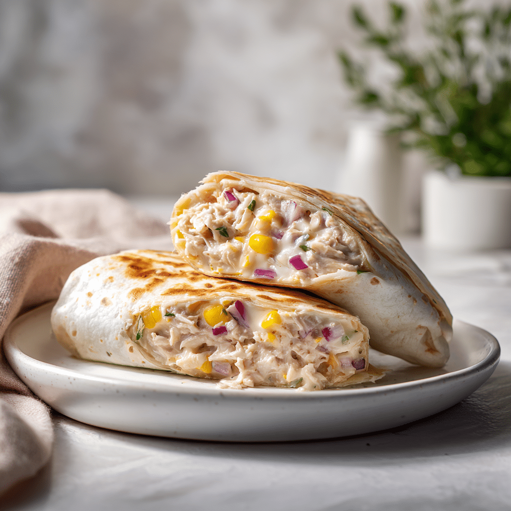 Menumaison tuna melt wrap recipe featured