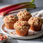 Menumaiosn rhubarb muffins featured