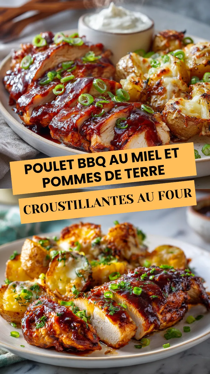 Poulet BBQ au Miel et Pommes de Terre Croustillantes au Four 6 Menumaison Pin 34