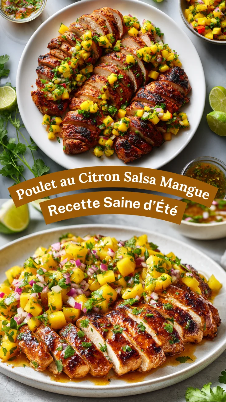 Poulet au Citron Vert et Miel avec Salsa de Mangue – Recette Saine d’Été 6 Menumaison Pin 35
