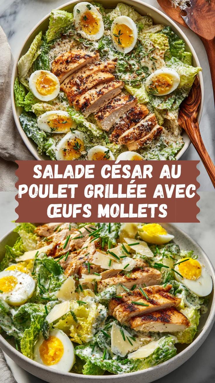 Salade César au Poulet Grillé Faible en Glucides 6 Menumaison Pin 38
