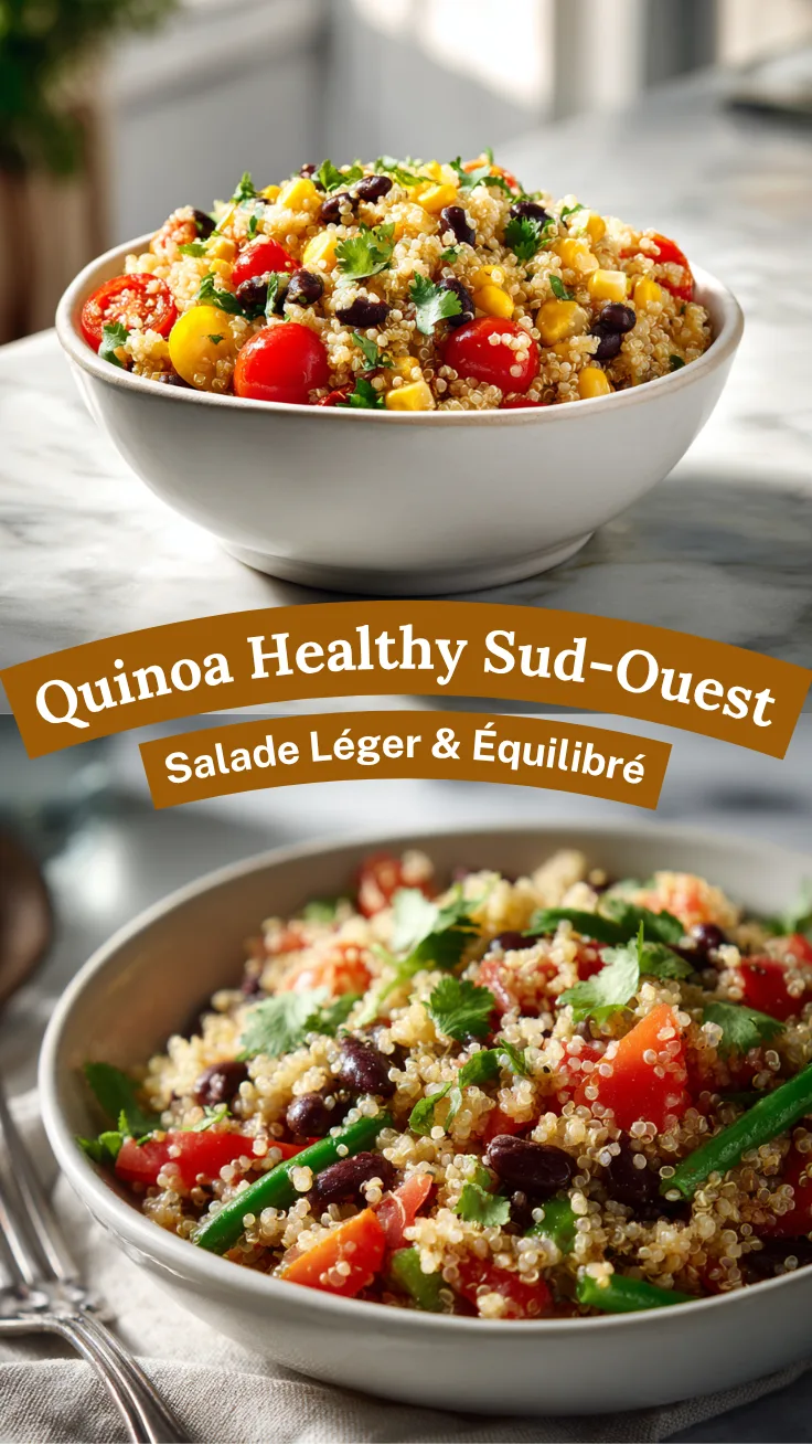 Salade de Quinoa Sud-Ouest – Recette Saine et Complète 6 Menumaison Pin 69