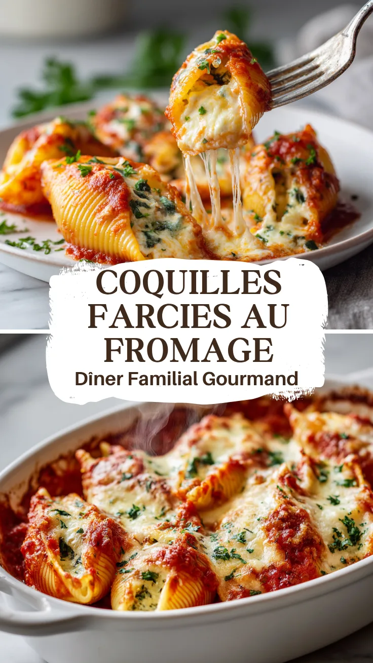 Coquilles Farcies au Fromage – Recette Facile de Pâtes Graténées 6 Menumaison Pin 70