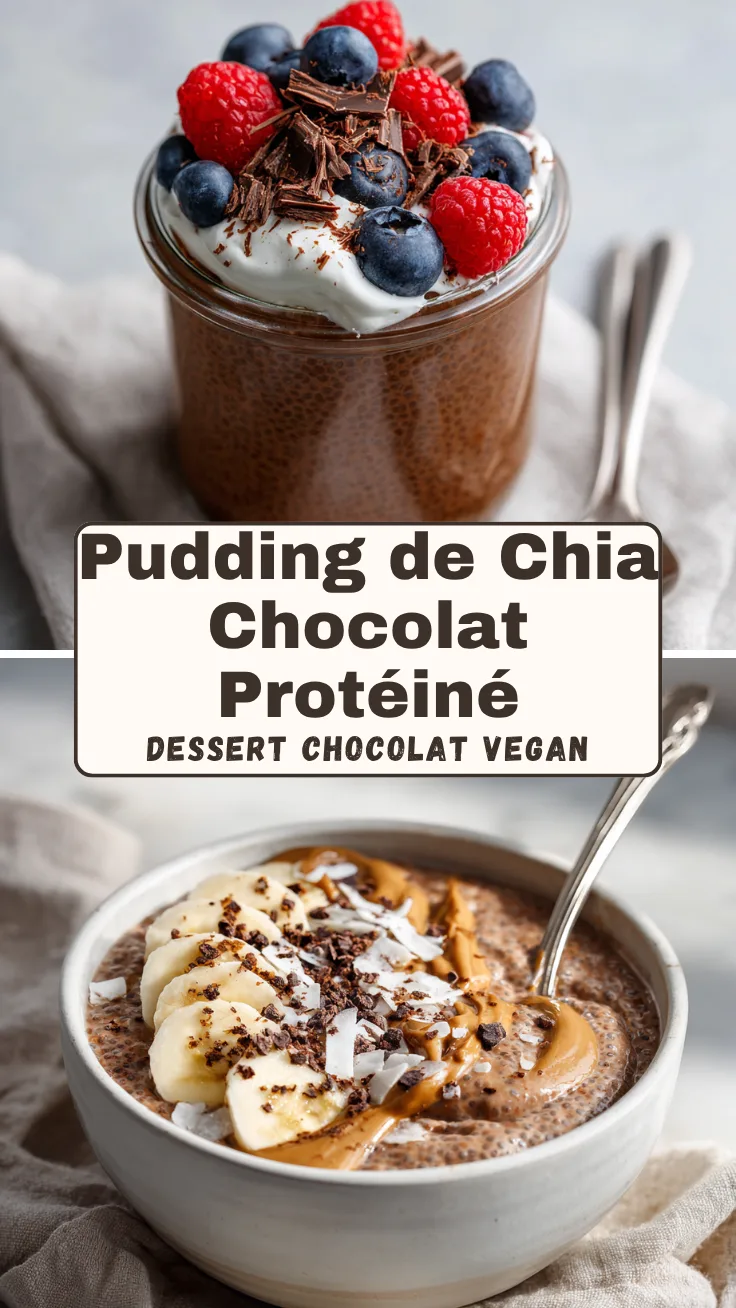 Pudding de Chia au Chocolat Riche en Protéines – Recette Vegan Facile 6 Menumaison Pin 78