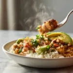 Menumaison chipotle chicken bowls serving