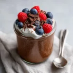 Pudding de Chia au Chocolat Riche en Protéines – Recette Vegan Facile 9 Menumaison chocolate chia pudding featured
